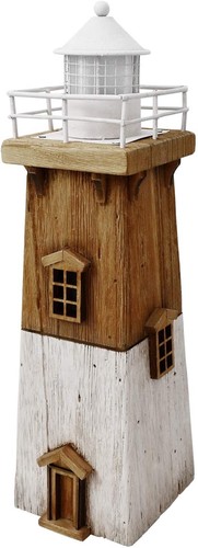 Rustic wooden led lighthouse - led,